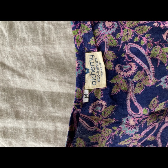 Recycled silk dress - Picture 2 of 2